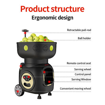 SIBOASI T5 APP コントロール ミニ 射撃 テニス 機械 ボール 訓練