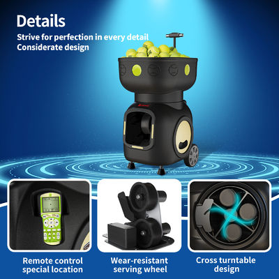 SIBOASI T5 APP コントロール ミニ 射撃 テニス 機械 ボール 訓練