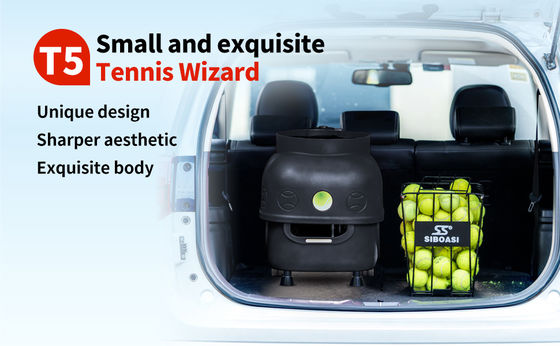 SIBOASI T5 APP コントロール ミニ 射撃 テニス 機械 ボール 訓練