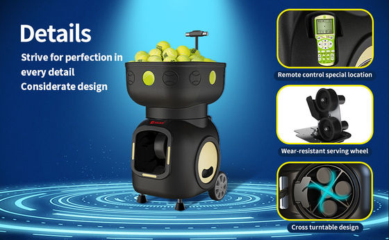 SIBOASI T5 APP コントロール ミニ 射撃 テニス 機械 ボール 訓練